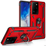 Galaxy S21 Ultra Uyumlu Zore Vega Kapak-Mavi