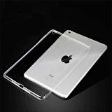 iPad 9.7 2017 (5.Nesil) - Uyumlu Uyumlu ​İNC Tablet Süper Silikon Kapak-Renksiz