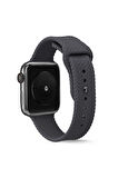 Apple Watch Ultra 49mm Kordon KRD-37 Uyumlu Strap Kayış ENS- Koyu Yeşil