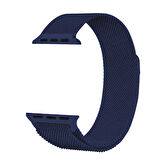 Watch 42mm Uyumlu KRD-01 Metal Zore Kordon-Lacivert