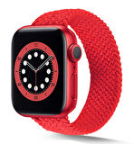 Watch 42mm Uyumlu KRD-38 Medium Zore Kordon-Kırmızı