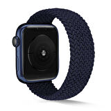 Watch Ultra 49mm Kordon Uyumlu KRD-38 Medium Strap Kayış CLO- Lacivert