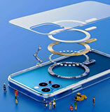 iPhone 11 Pro Uyumlu Zore Tacsafe Wireless Kılıf-Renksiz