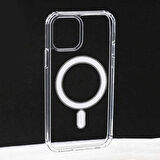 iPhone 11 Pro Max Uyumlu Zore Tacsafe Wireless Kapak-Renksiz