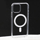 iPhone 11 Pro Max Uyumlu Zore Tacsafe Wireless Kılıf-Renksiz