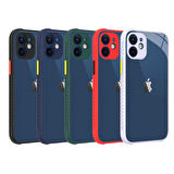 iPhone 12 Mini Uyumlu ​​ Kaff Kılıf-Kırmızı