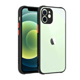 iPhone 12 Uyumlu ​​ Kaff Kılıf-Siyah