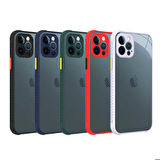 iPhone 12 Pro Uyumlu ​​Zore Kaff Kapak-Koyu Yeşil