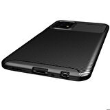 Galaxy A72 Uyumlu Zore Negro Silikon Kapak-Kahverengi