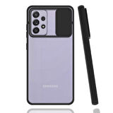 Galaxy A72 Uyumlu Zore Lensi Kapak-Siyah