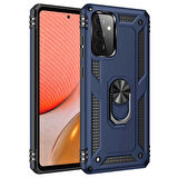 Samsung Galaxy A72 Kılıf Vega Tank Sert Yüzüklü Standlı Zırh Koruma Kapak