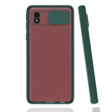 Galaxy A01 Core Uyumlu Zore Lensi Kapak-Koyu Yeşil