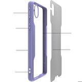 Galaxy A01 Core Uyumlu Zore Parfe Kapak-Mor