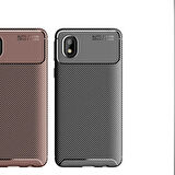 Galaxy A01 Core Uyumlu Zore Negro Silikon Kapak-Lacivert