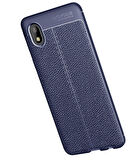 Galaxy A01 Core Uyumlu Zore Niss Silikon Kapak-Lacivert