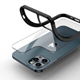 iPhone 12 Pro Max Uyumlu Zore Roll Kapak-Siyah