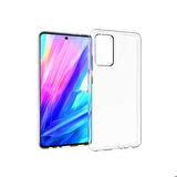 Galaxy A72 Uyumlu Zore Süper Silikon Kapak-Renksiz