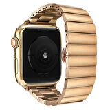Watch 42mm Uyumlu KRD-41 Metal Zore Kordon-Gold