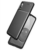 Galaxy A02 Uyumlu Zore Negro Silikon Kapak-Kahverengi