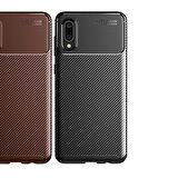 Galaxy A02 Uyumlu Zore Negro Silikon Kapak-Kahverengi