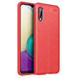 Galaxy A02 Uyumlu Zore Niss Silikon Kapak-Kırmızı