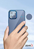 iPhone 12 Uyumlu Zore Pixel Kapak-Açık Mor