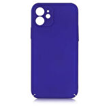 iPhone 12 Uyumlu Zore Kapp Kılıf-Saks Mavi