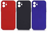 iPhone 12 Uyumlu Zore Kapp Kılıf-Saks Mavi