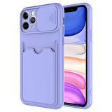 iPhone 11 Pro Max Uyumlu ​Zore Kartix Kapak-Lila