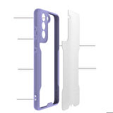 Galaxy S21 FE Uyumlu Zore Parfe Kapak-Mavi