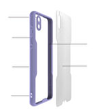 Galaxy A02 Uyumlu Zore Parfe Kapak-Koyu Yeşil