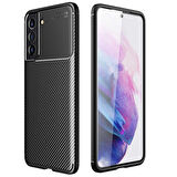 Galaxy S21 FE Uyumlu Zore Negro Silikon Kılıf-Siyah