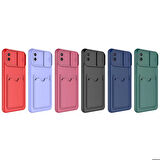 Galaxy A02 Uyumlu ​Zore Kartix Kapak-Koyu Mor