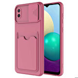 Galaxy A02 Uyumlu ​Zore Kartix Kapak-Koyu Mor