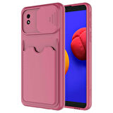 Galaxy A01 Core Uyumlu ​Zore Kartix Kapak-Koyu Mor