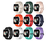 Xiaomi Redmi Watch (Mi Watch Lite) Uyumlu Klasik Zore Kordon-Turuncu