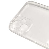 iPhone 11 Uyumlu Zore Kamera Korumalı Süper Silikon Kılıf-Renksiz