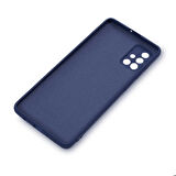 Galaxy A71 Uyumlu Zore Mara Lansman Kapak-Koyu Mor