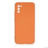 Galaxy A02S Uyumlu Zore Mara Lansman Kapak-Turuncu