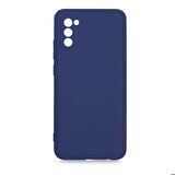 Galaxy A02S Uyumlu Zore Mara Lansman Kapak-Lacivert