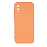 Galaxy A02 Uyumlu Zore Mara Lansman Kapak-Turuncu