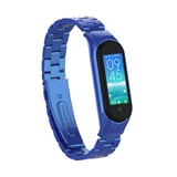 Xiaomi Mi Band 6 Uyumlu KRD-04 Metal Zore Kordon-Lacivert
