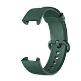 Xiaomi Redmi Watch (Mi Watch Lite) Uyumlu Klasik Zore Kordon-Koyu Yeşil