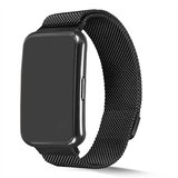 Huawei Watch Fit Uyumlu KRD-01 Metal MKST Kordon-Siyah