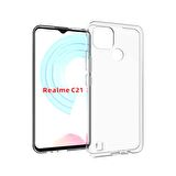 Realme C21 Kılıf Zore Süper Silikon Kapak