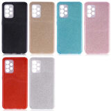 Galaxy A72 Uyumlu Zore Shining Silikon-Mor