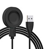 Siyah Huawei Watch 3 Pro Usb Şarj Kablosu-Zore