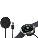 Siyah Huawei Watch 3 Usb Şarj Kablosu-Zore