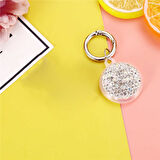 ​Zore Airtag 03 Uyumlu Silikon Anahtarlık-Gümüş