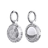 ​Zore Airtag 04 Uyumlu Silikon Anahtarlık-Renksiz